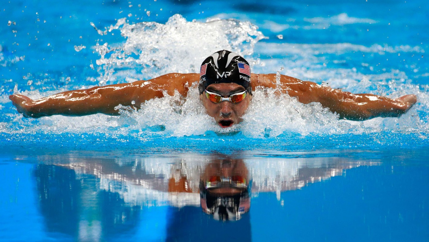 phelps swimming