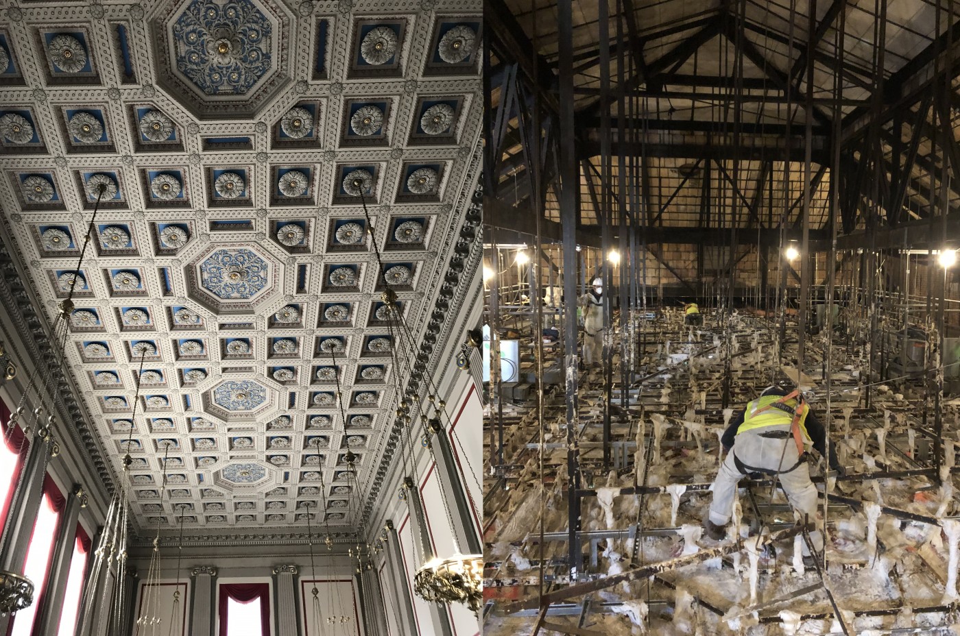 plaster ceiling whole