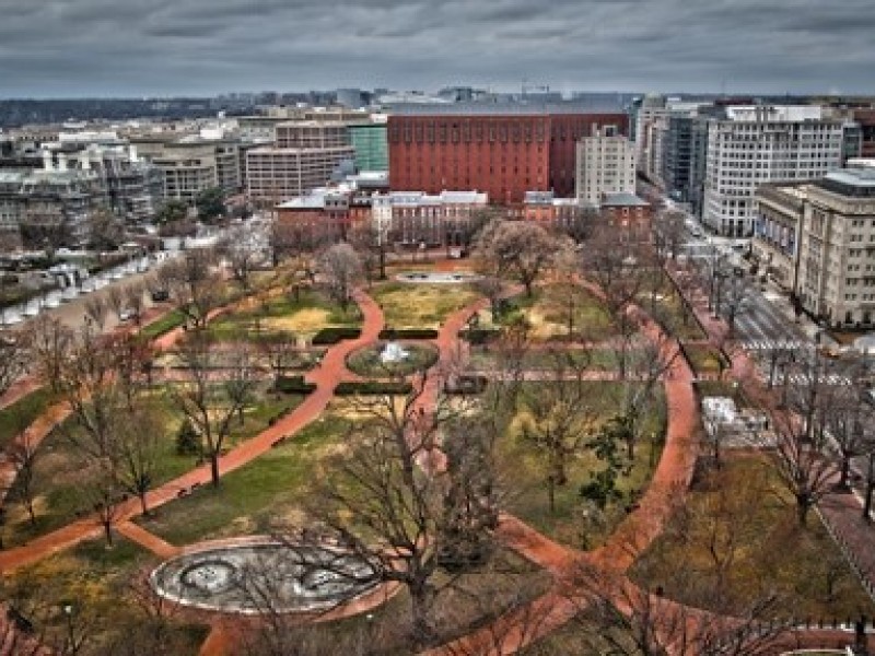 Aerial Lafayette Square