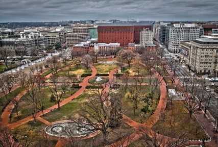 Aerial Lafayette Square