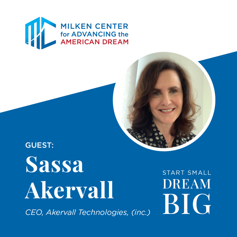 Start Small Dream Big Podcast Guest Graphic Sassa Akervall