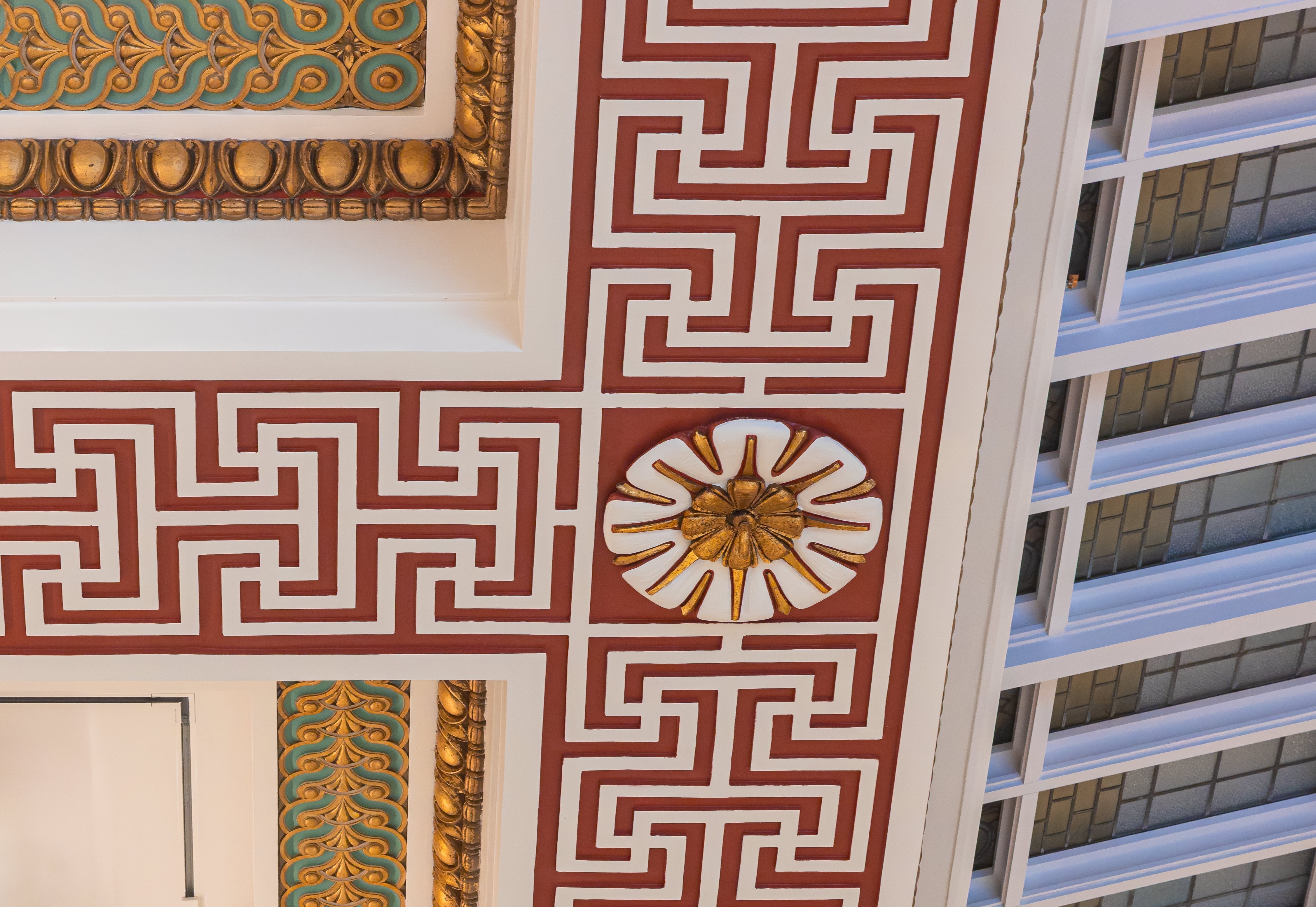 ceiling detail laylight rosette
