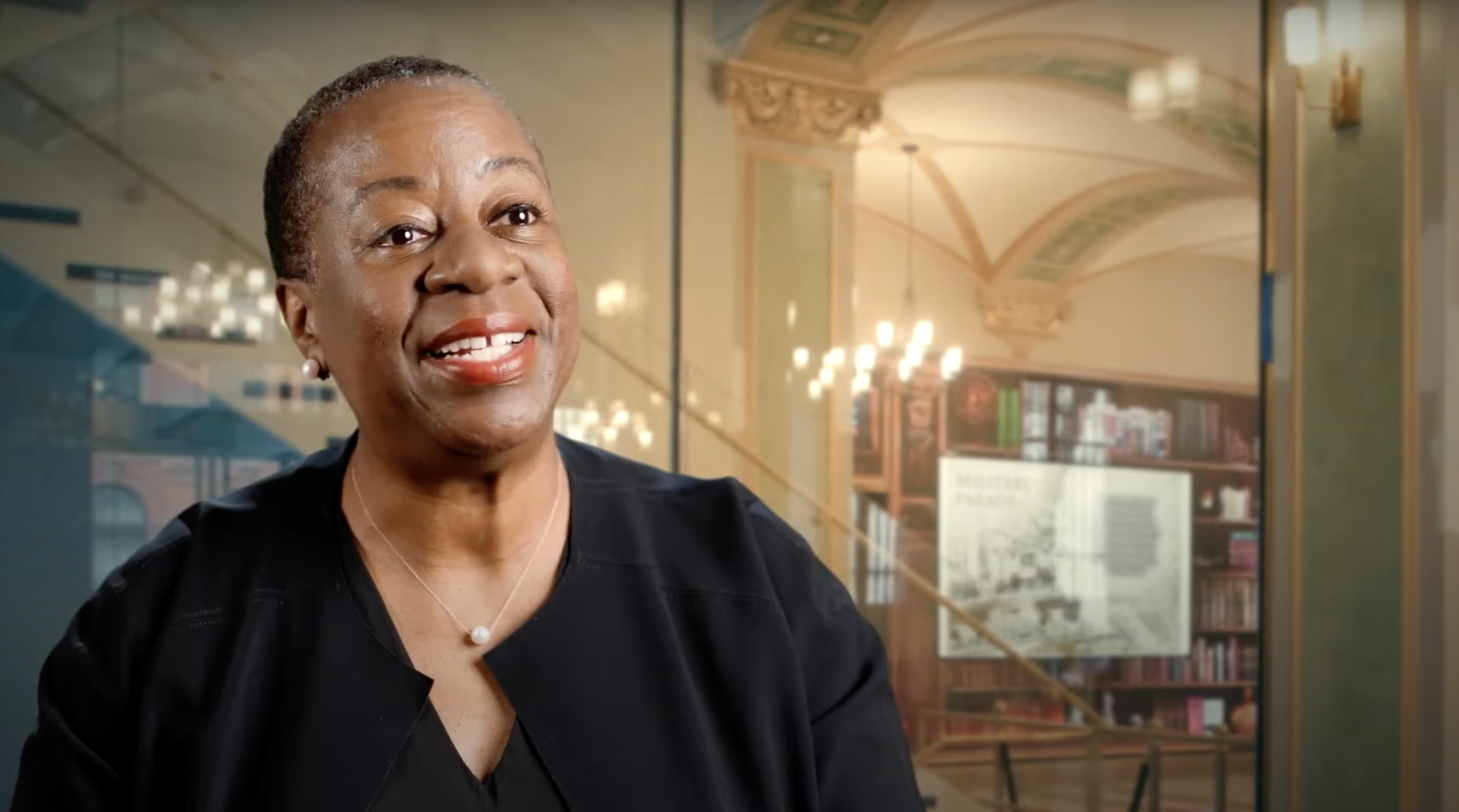 A portrait of Angela F. Williams