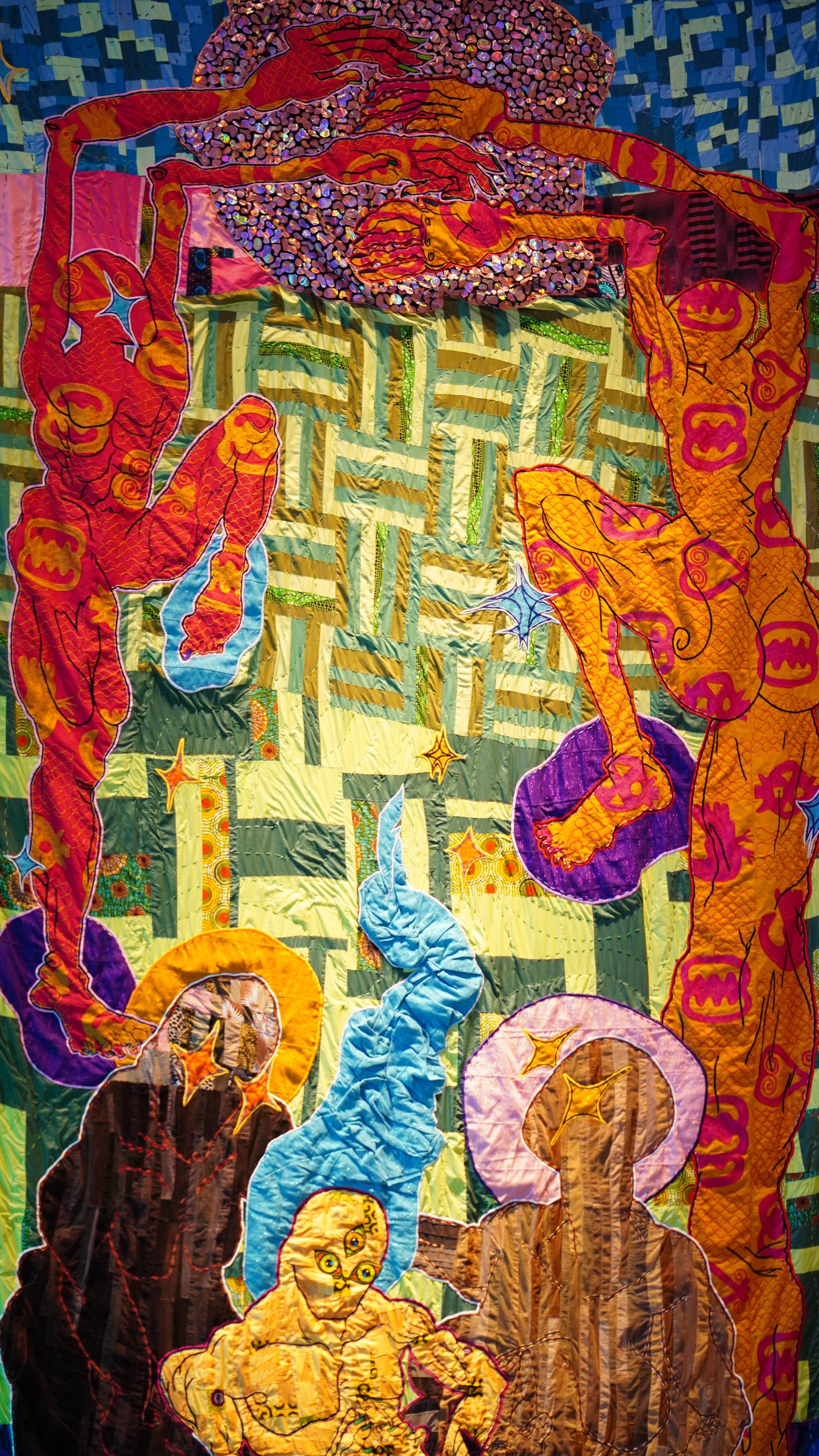 Image of quilt hung on wall