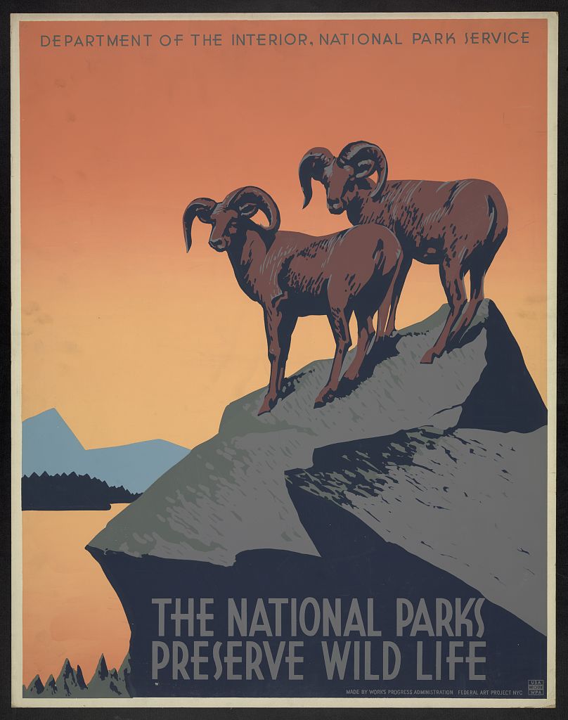 WPA National Park Poster