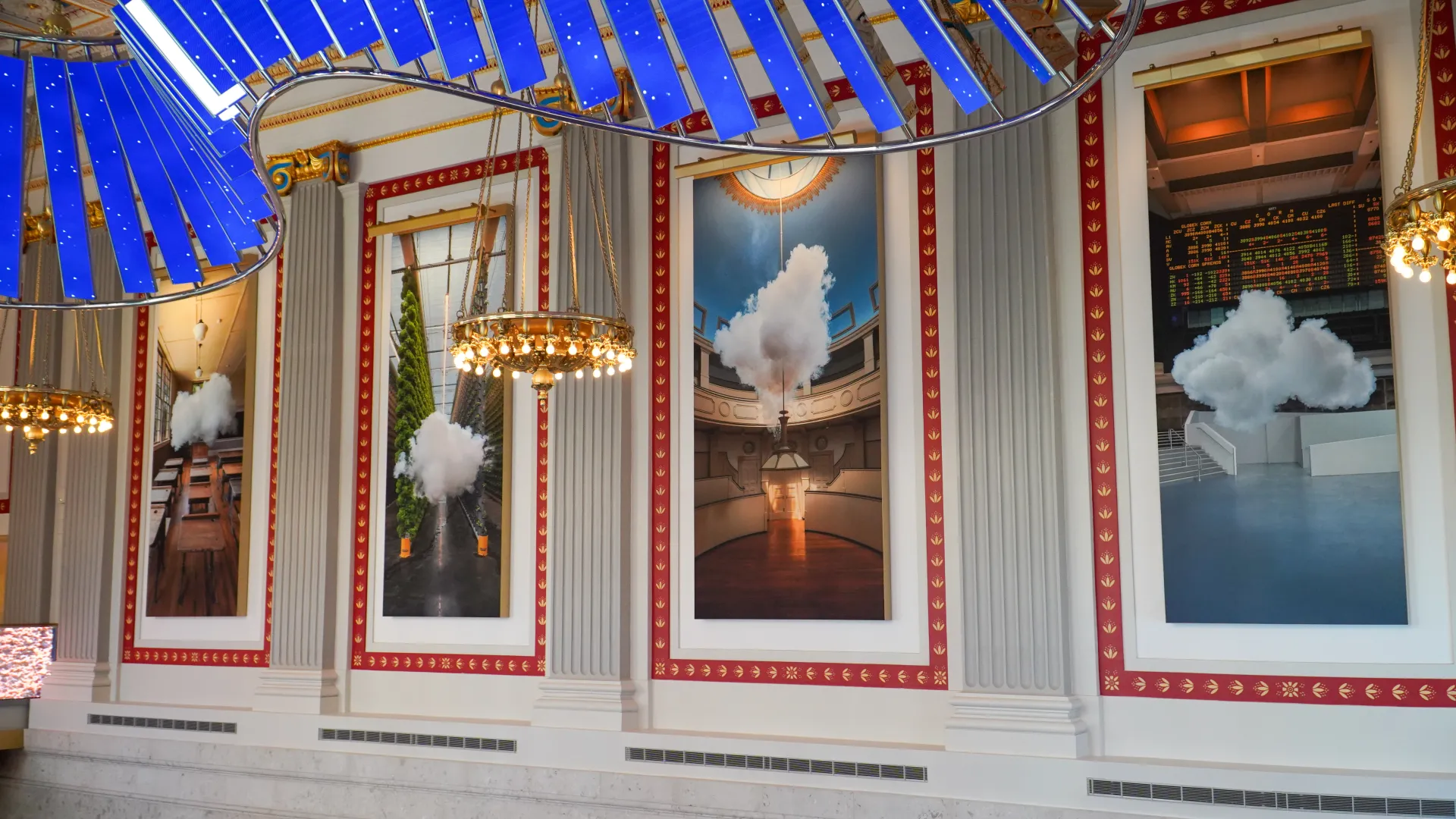 A photograph of the Smilde exhibit at MCAAD.