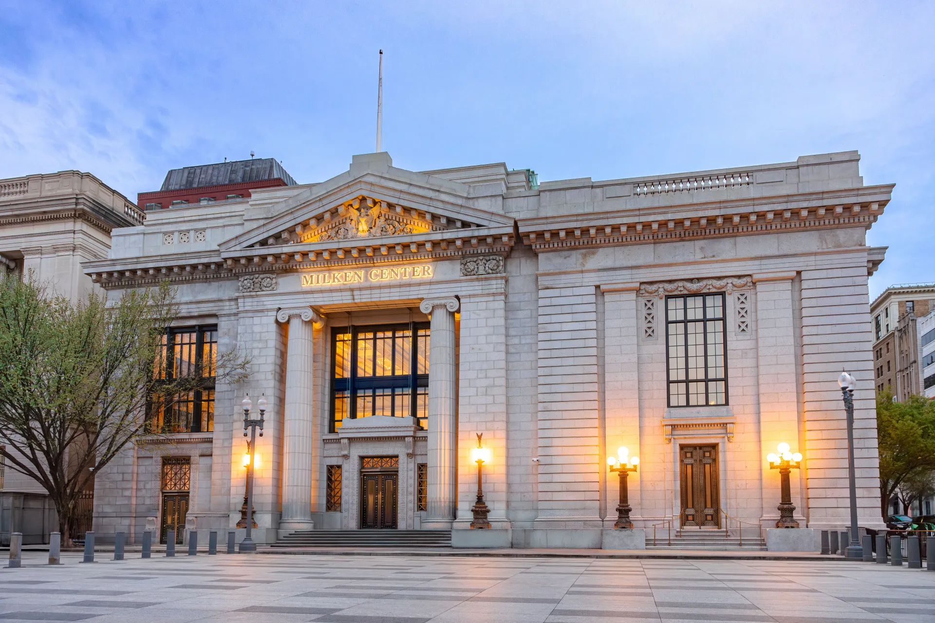 The front of the Milken Center