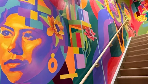 A photograph of Jessica Gonzales work