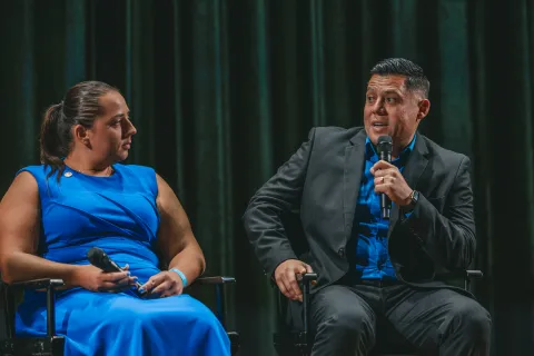 Two individuals from the film.